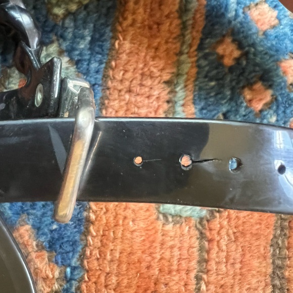 Givenchy Black Jelly Sandals Sz 9 - Picture 12 of 12